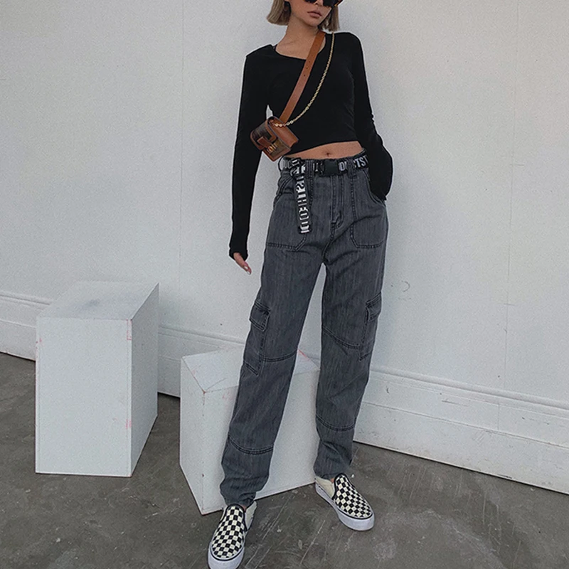 Summer pants woman 2021 streetwear women black cowboy high waist capris pants flare aesthetic fashion denim baggy overall jeans
Summer pants woman 2021 streetwear women black cowboy high waist capris pants flare aesthetic fashion denim baggy overall jeans