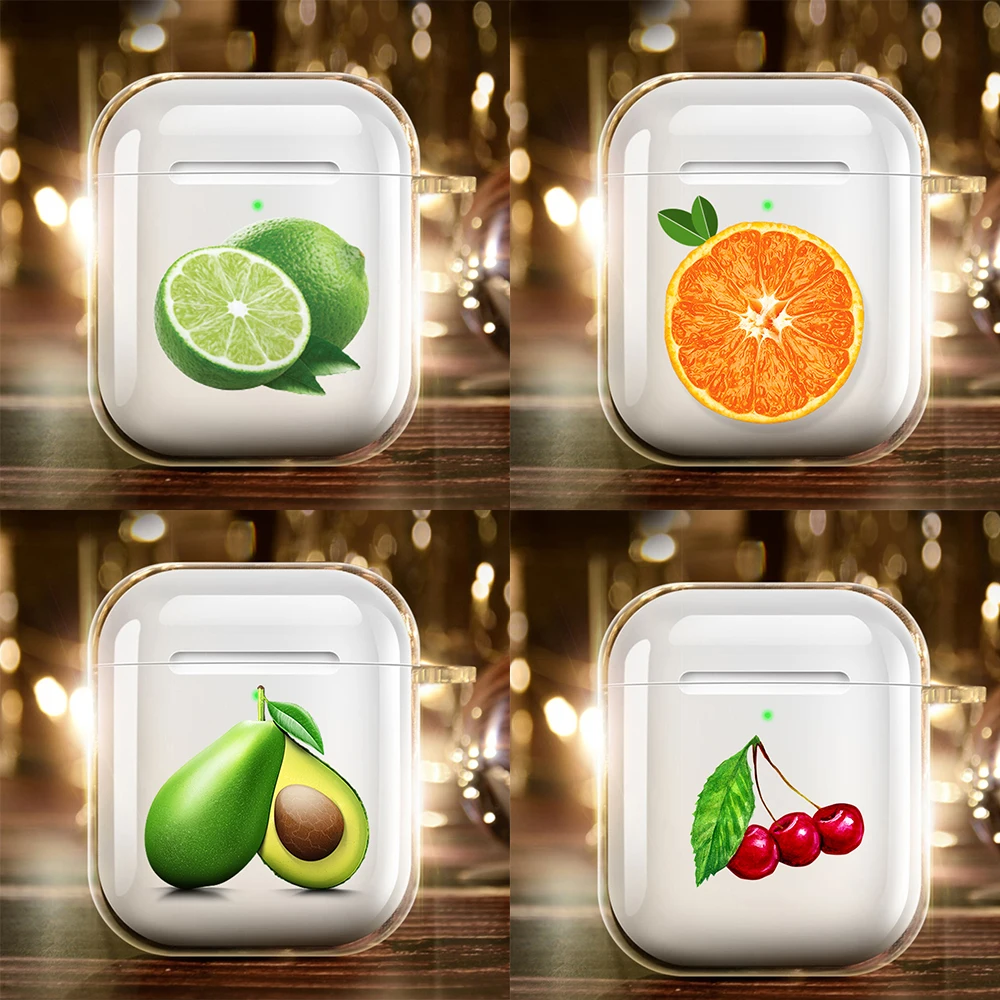 Silicone cover for Airpods 1/2 Earphone Fashion fruit cherry orange green lemon Fundas Airpods Case Air Pods Charging Box Bags
Silicone cover for Airpods 1/2 Earphone Fashion fruit cherry orange green lemon Fundas Airpods Case Air Pods Charging Box Bags