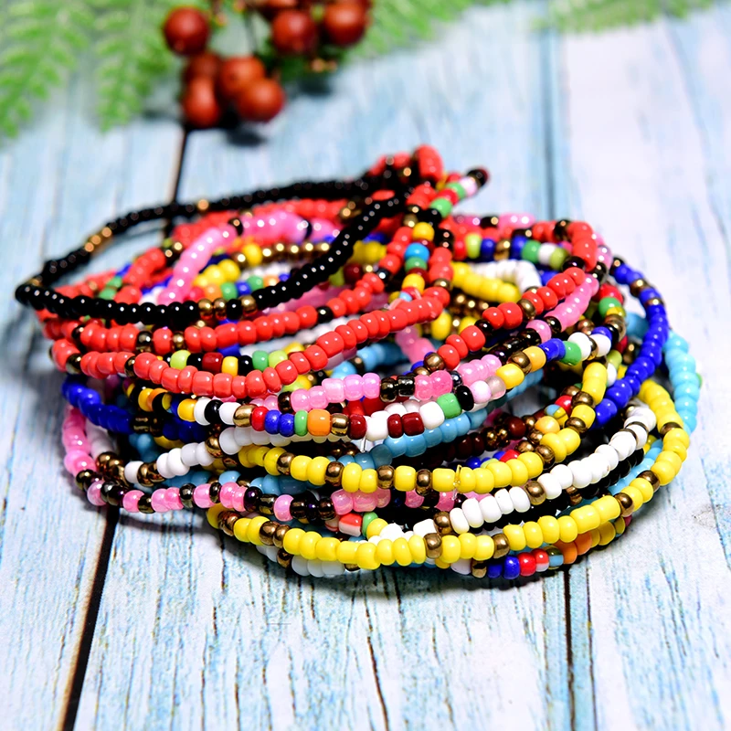 MOON GIRL 20 Pieces Seed Beads Charm Bracelet Boho Fashion Bohemian Girl Elastic Vintage Wrap Pulseras Femme Dropshipping
MOON GIRL 20 Pieces Seed Beads Charm Bracelet Boho Fashion Bohemian Girl Elastic Vintage Wrap Pulseras Femme Dropshipping