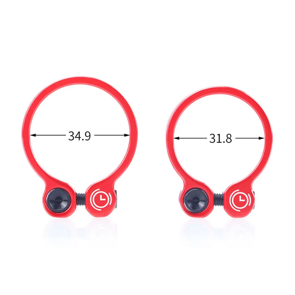 Quick Release 31.8mm 34.9mm Aluminum Alloy Road Mountain Bicycle Bike Seat Post Seatpost Clamp Collar with Titanium Bolt
Quick Release 31.8mm 34.9mm Aluminum Alloy Road Mountain Bicycle Bike Seat Post Seatpost Clamp Collar with Titanium Bolt