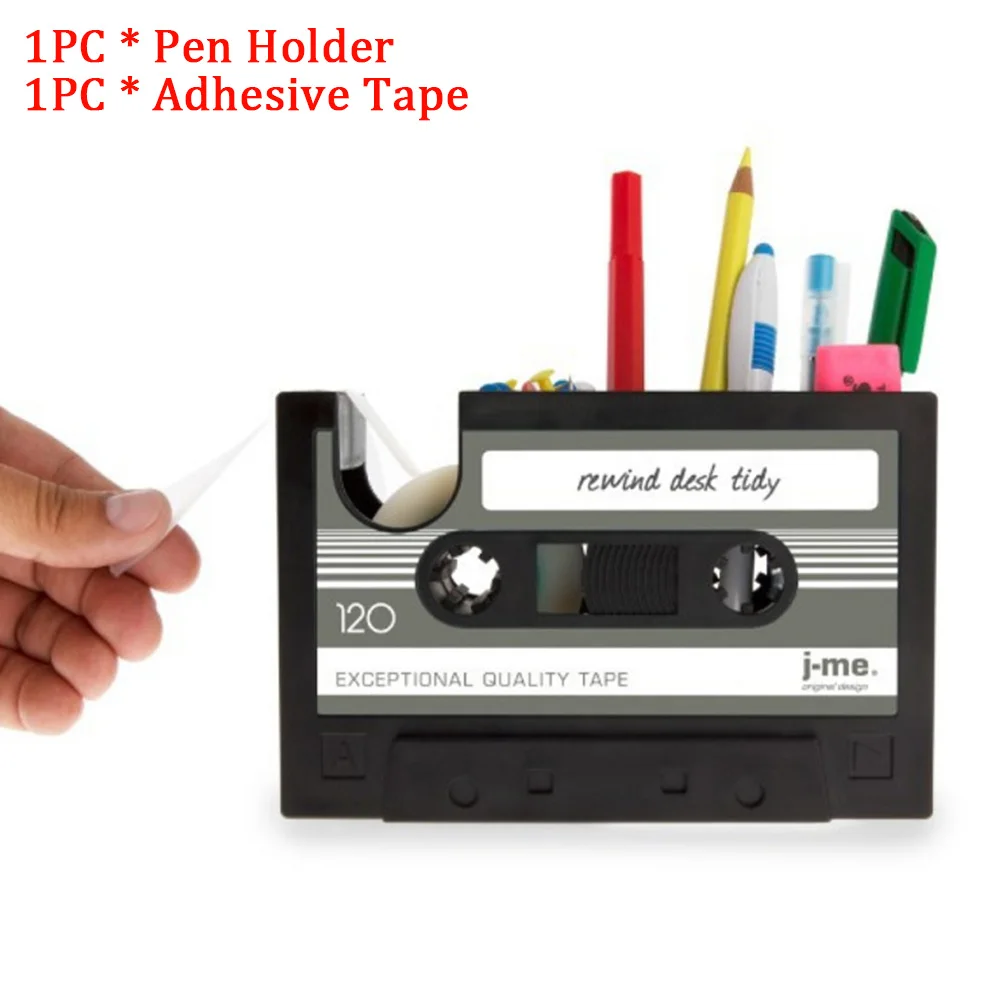 Organizer Desk Container Multifunctional Storage Dispenser Gift Home Office Pen Holder Vintage Style Cassette Tape Pencil
Organizer Desk Container Multifunctional Storage Dispenser Gift Home Office Pen Holder Vintage Style Cassette Tape Pencil