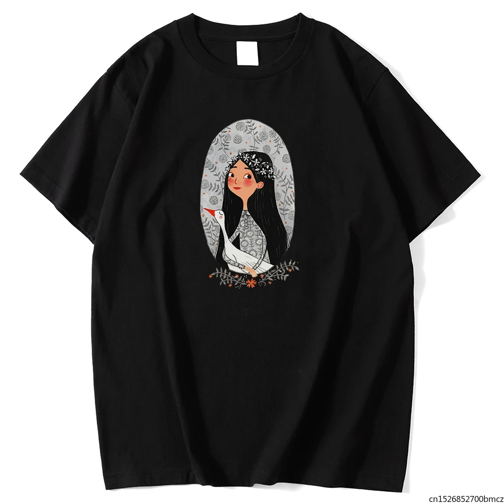 Beautiful Girl Holding Goose Printing Fashion T Shirt Sport Comfortable Fit Tshirt Fashion Quality Women Short Sleeve
Beautiful Girl Holding Goose Printing Fashion T Shirt Sport Comfortable Fit Tshirt Fashion Quality Women Short Sleeve