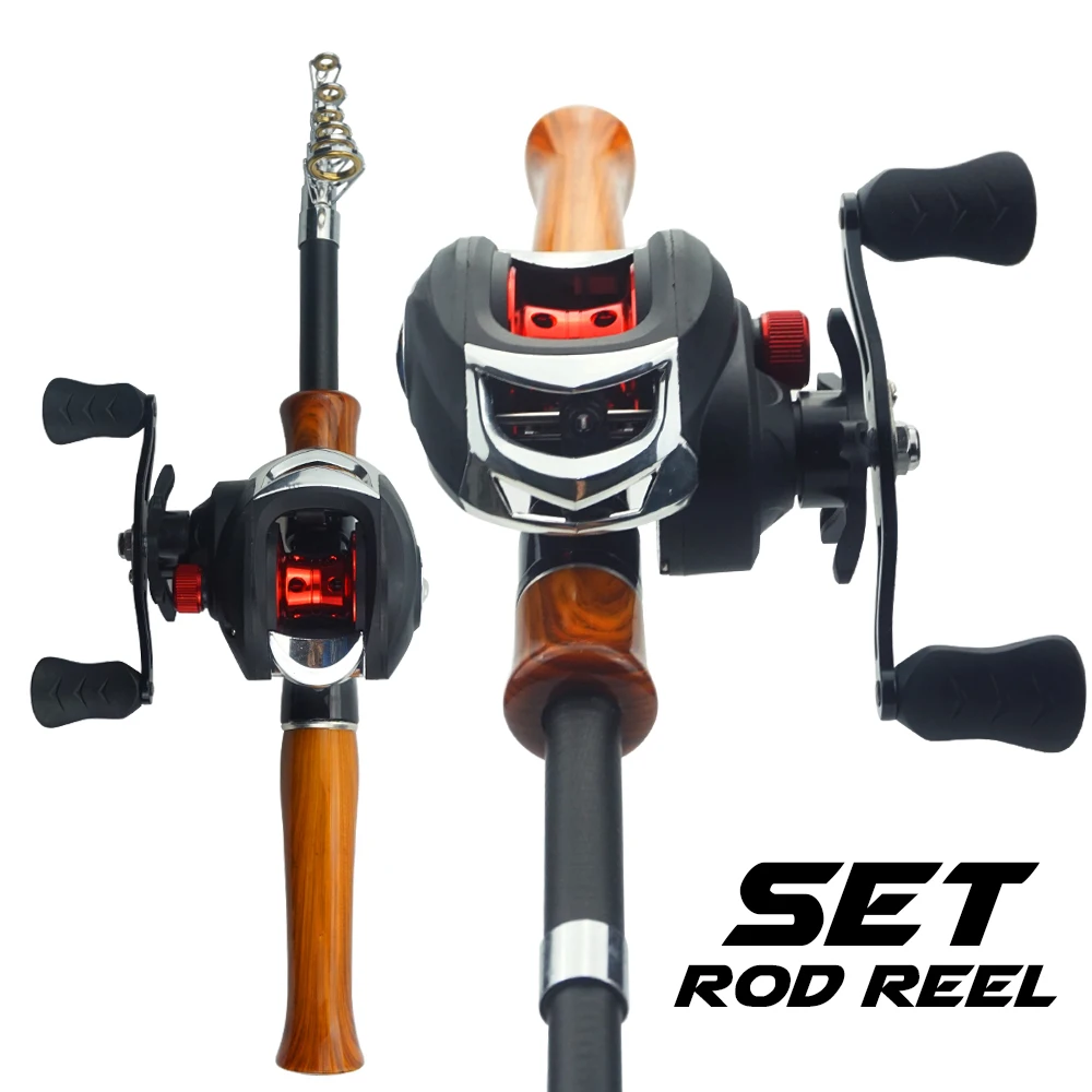 Fishing Rod and Reel Set 1.68m Glass Fiber Casting Fishing Rod and 9+1 BB 7.2:1 Gear Ratio Casting Fishing Reel for Bass Fishing
Fishing Rod and Reel Set 1.68m Glass Fiber Casting Fishing Rod and 9+1 BB 7.2:1 Gear Ratio Casting Fishing Reel for Bass Fishing