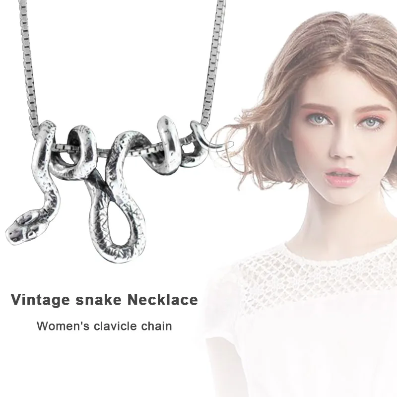 2021 Chinese Zodiac Snake Necklace Women Ancient Winding Snake Necklace For 2021 New Fashion Single Product TY66
2021 Chinese Zodiac Snake Necklace Women Ancient Winding Snake Necklace For 2021 New Fashion Single Product TY66