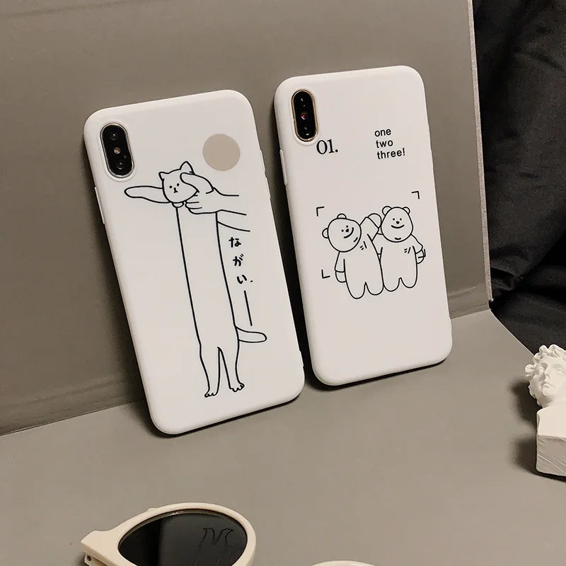 Light Luxury Cat Bear Silicone Soft Phone Case For iPhone 7 8 Plus 2020 SE X XR XS Max 11 11Pro Max 12 12Pro Max Pro Mini Case
Light Luxury Cat Bear Silicone Soft Phone Case For iPhone 7 8 Plus 2020 SE X XR XS Max 11 11Pro Max 12 12Pro Max Pro Mini Case