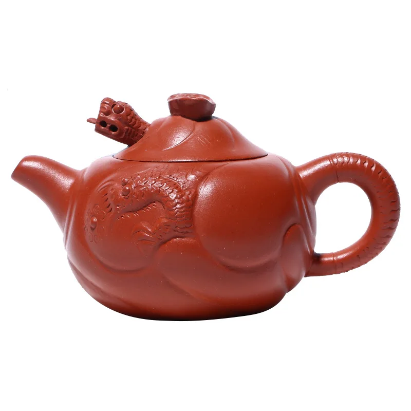 Yixing original mine red mud purple clay teapot handmade pieces of fish Hualong teapot Kung Fu tea set tea pot
Yixing original mine red mud purple clay teapot handmade pieces of fish Hualong teapot Kung Fu tea set tea pot