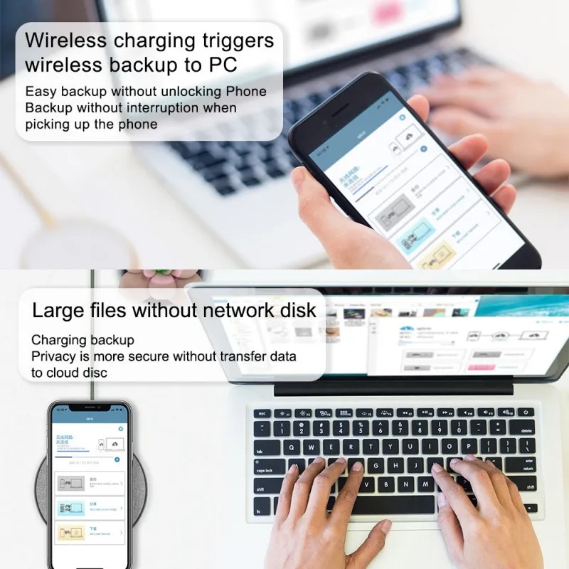 2021 15 W Wireless Charger For Iphone Android Intelligent Wireless Charging Pad Data Transfer Pad For PC Cloud Storage
2021 15 W Wireless Charger For Iphone Android Intelligent Wireless Charging Pad Data Transfer Pad For PC Cloud Storage