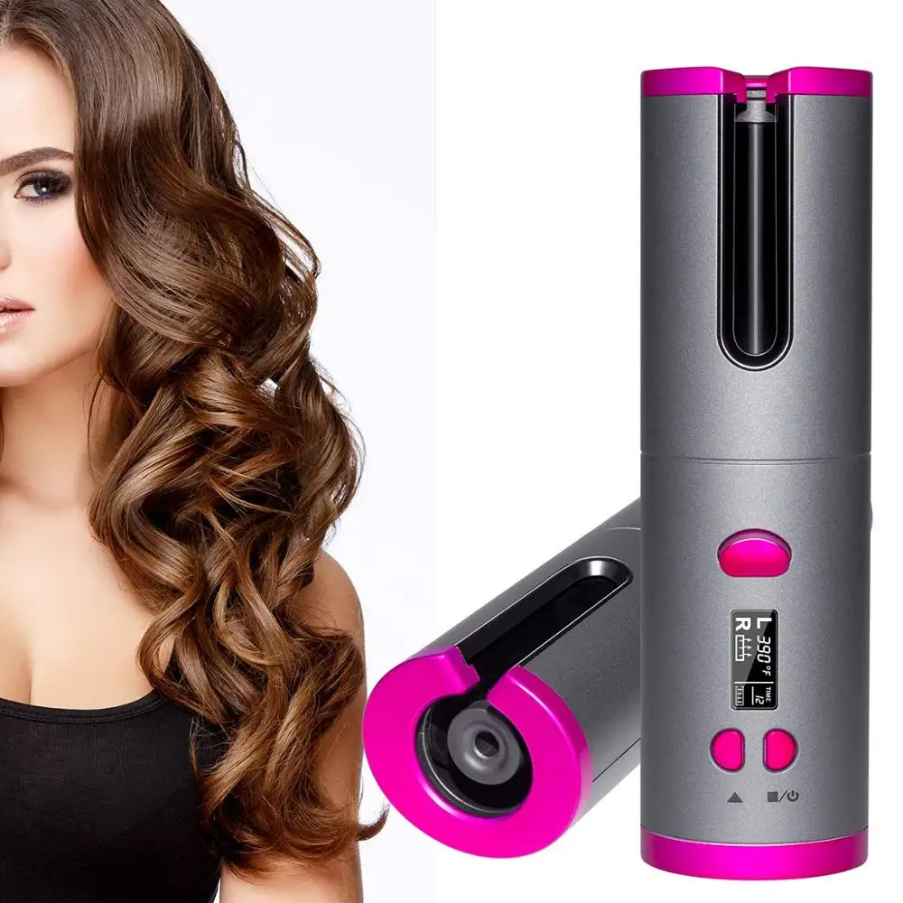 Cordless Automatic Hair Curler Multi-function Adjustable Temperature LCD Display USB Charging Intelligent Curling Salon
Cordless Automatic Hair Curler Multi-function Adjustable Temperature LCD Display USB Charging Intelligent Curling Salon