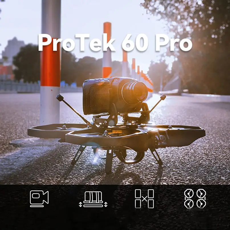 IFlight ProTek60 Pro HD BLITZ F7 SucceX X80A DJI FPV Air Unit M8Q-5883 GPS XING2 3110 1600KV 6S 6inch Cinelifter Drone |