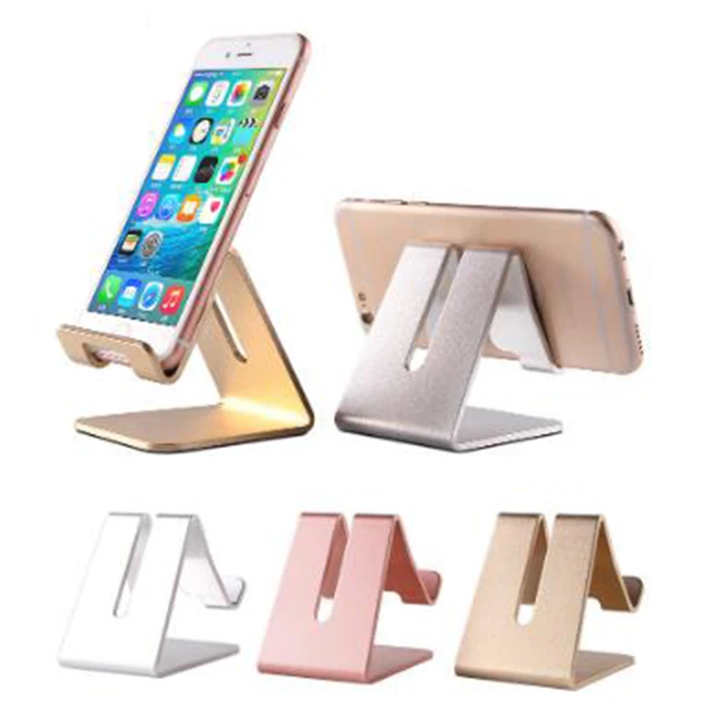 Universal desktop tablet stand shockproof metal phone holder durable aluminum mobile telephone | Мобильные телефоны и