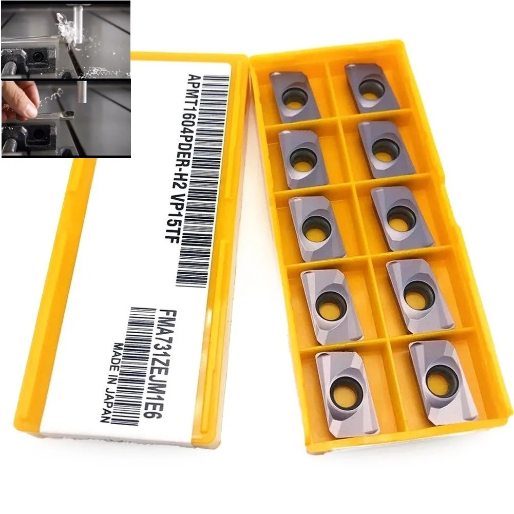 10 Pcs APMT1604PDER-H2 VP15TF CNC Milling Carbide Inserts For Stainless Steel Woodworking Tools Accessories
10 Pcs APMT1604PDER-H2 VP15TF CNC Milling Carbide Inserts For Stainless Steel Woodworking Tools Accessories