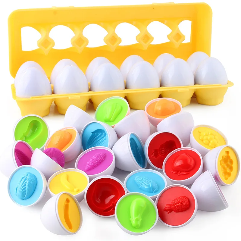 Blocks Toys Smart Egg Matching Twisted Shape Fruit and Vegetable 12-Pack Simulation 12Pcs/Set
Blocks Toys Smart Egg Matching Twisted Shape Fruit and Vegetable 12-Pack Simulation 12Pcs/Set