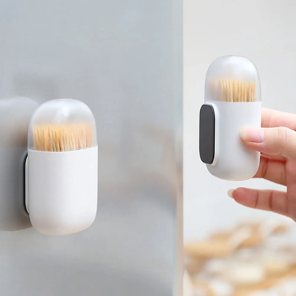 Magnetic Refrigerator Toothpick Holder Container Household Table Toothpick Storage Box Toothpick Dispenser With Magnet Holder
Magnetic Refrigerator Toothpick Holder Container Household Table Toothpick Storage Box Toothpick Dispenser With Magnet Holder