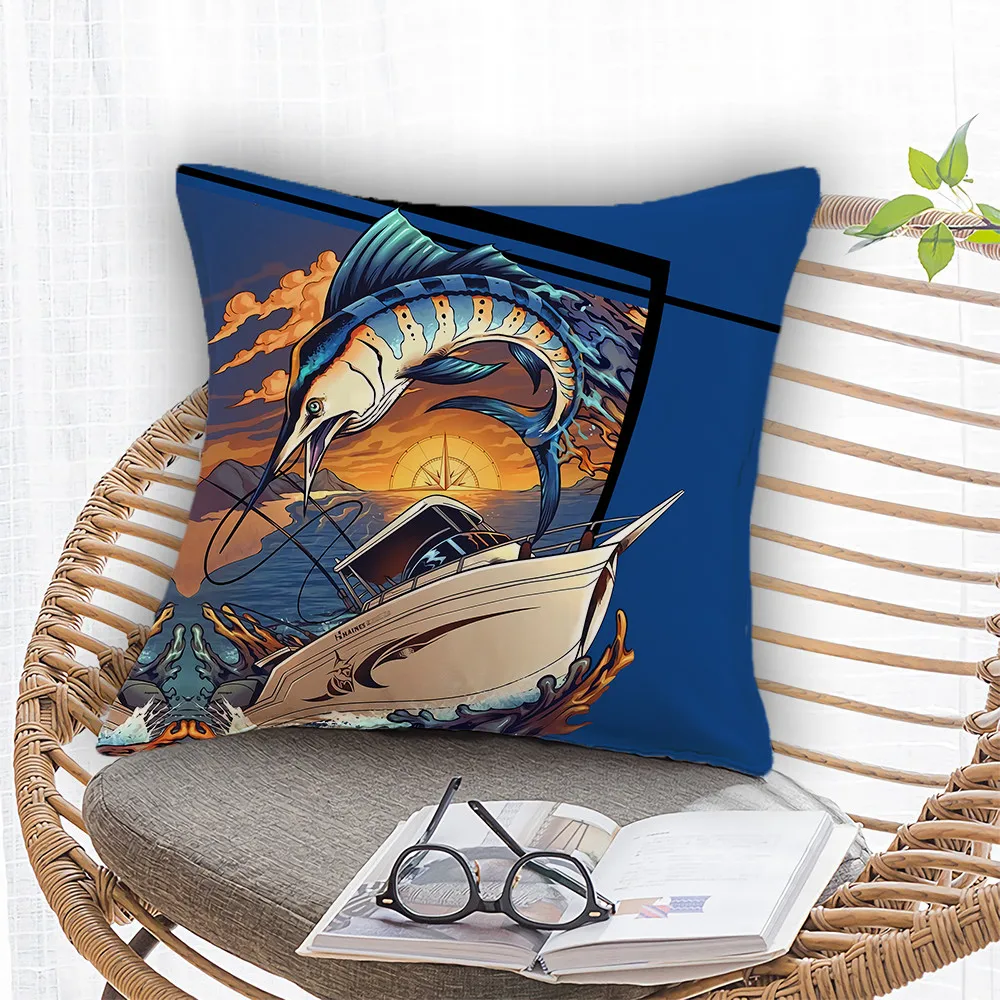 CLOOCL Trout Fishing Pillow Cover Fashion Print Pillowcases Fastival Party Home Textile For Home Chair Sofa Bedroom
CLOOCL Trout Fishing Pillow Cover Fashion Print Pillowcases Fastival Party Home Textile For Home Chair Sofa Bedroom