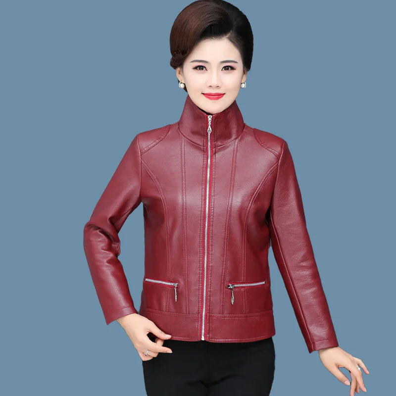 2021 Korean Style Faux Leather Jacket Women Casual PU Loose Motorcycle Jackets Female Streetwear Oversized Coat
2021 Korean Style Faux Leather Jacket Women Casual PU Loose Motorcycle Jackets Female Streetwear Oversized Coat