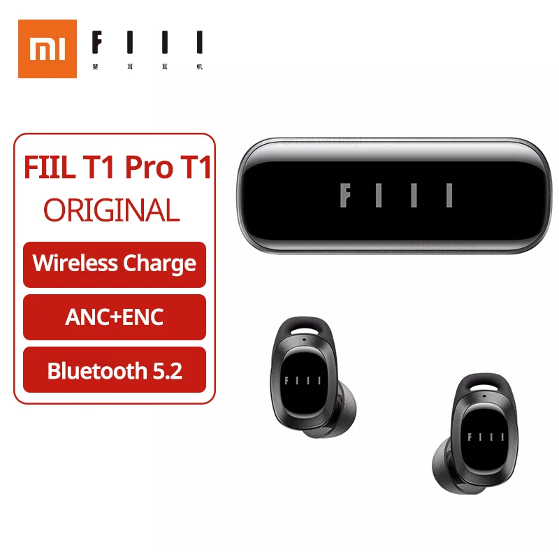 Xiaomi FIIL T1 Pro True Wireless Earbuds Active Noice Cancelling Headset Bluetooth 5.2 Earphone IPX5 Waterproof
Xiaomi FIIL T1 Pro True Wireless Earbuds Active Noice Cancelling Headset Bluetooth 5.2 Earphone IPX5 Waterproof