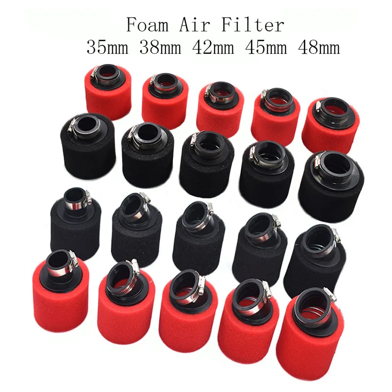 35mm 38mm 42mm 45mm 48mm Stright Bend Neck Foam Air Filter Sponge Cleaner For Moped Scooter Dirt Pit Bike Motorcycle Kayo BSE 
35mm 38mm 42mm 45mm 48mm Stright Bend Neck Foam Air Filter Sponge Cleaner For Moped Scooter Dirt Pit Bike Motorcycle Kayo BSE