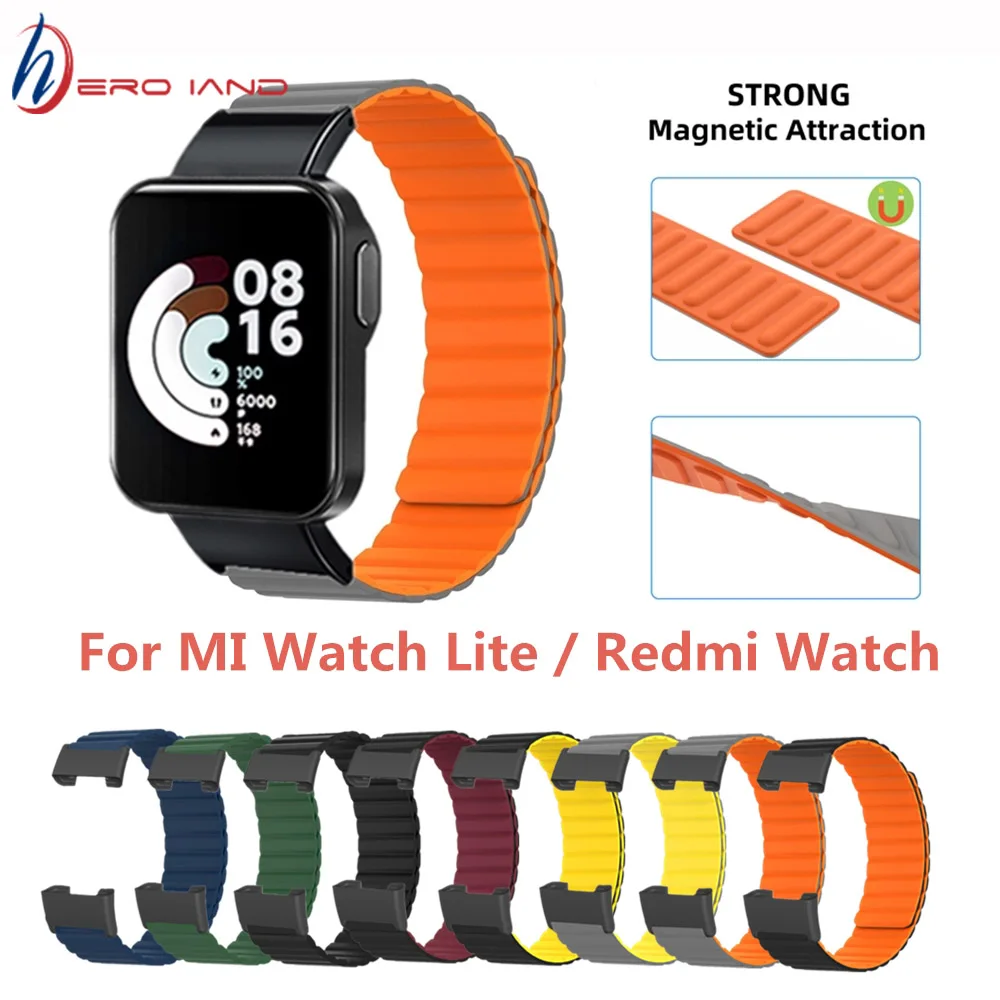 Silicone Watch Band for Xiaomi Mi Watch LITE Magnetic Loop strap for Redmi Watch smart watch Replacement Accessories correa
Silicone Watch Band for Xiaomi Mi Watch LITE Magnetic Loop strap for Redmi Watch smart watch Replacement Accessories correa
