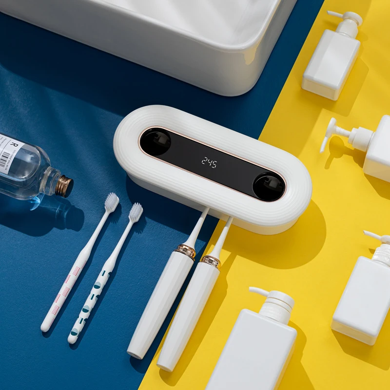 Wall Mounted Toothbrush Holder USB Charge UV Toothbrush Sterilizer Automatic Toothpaste Dispenser Bathroom Accessories Universal
Wall Mounted Toothbrush Holder USB Charge UV Toothbrush Sterilizer Automatic Toothpaste Dispenser Bathroom Accessories Universal
