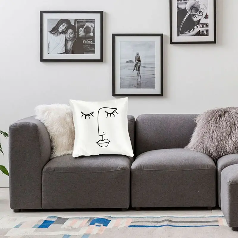 Luxury One Line Face Art Throw Pillow Case Home Decor Custom Square Pablo Picasso Cushion Cover 40x40cm Pillowcover for Sofa
Luxury One Line Face Art Throw Pillow Case Home Decor Custom Square Pablo Picasso Cushion Cover 40x40cm Pillowcover for Sofa
