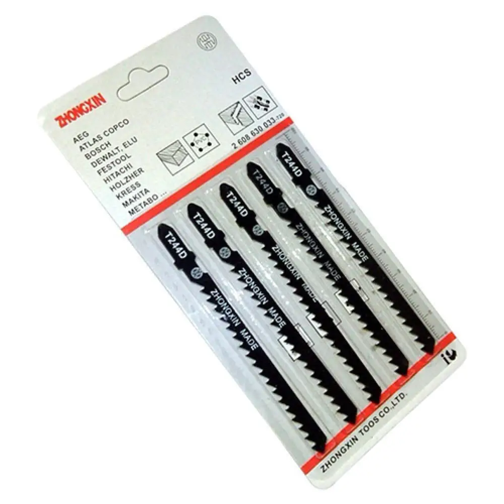 5 Pcs Alloy Steel Hacksaw Jig Saw Blade Set Cutting Tool for Wood Sheet Panels 
5 Pcs Alloy Steel Hacksaw Jig Saw Blade Set Cutting Tool for Wood Sheet Panels