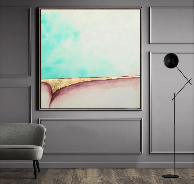 Oversize Wall Art Painting Leaf Painting Abstract Blue White Painting Large Artwork Gold Minimalist, Nursery Wall Art Canvas Oil
Oversize Wall Art Painting Leaf Painting Abstract Blue White Painting Large Artwork Gold Minimalist, Nursery Wall Art Canvas Oil