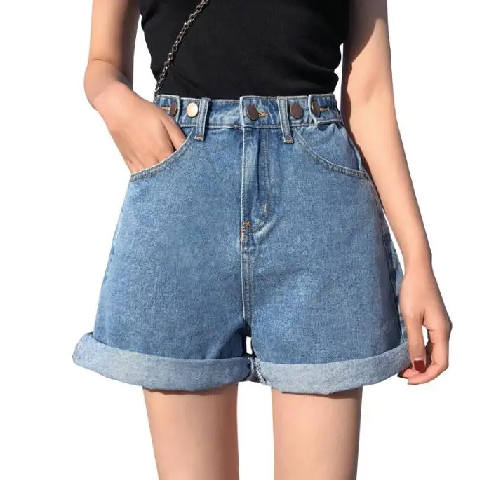 Women's Denim Shorts Classic Retro High Waist Blue Wide Summer Women's Shorts Jeans Black Shorts Women Shorts Summer 2019 NEW
Women's Denim Shorts Classic Retro High Waist Blue Wide Summer Women's Shorts Jeans Black Shorts Women Shorts Summer 2019 NEW