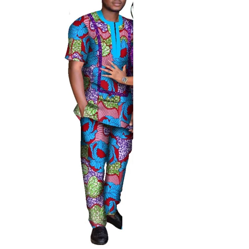 African Style Men's Suits Ankara Fashion Floral Printed Dashiki Men's Attire Bazin Riche Plus Size Agbada Clothes WYQ537
African Style Men's Suits Ankara Fashion Floral Printed Dashiki Men's Attire Bazin Riche Plus Size Agbada Clothes WYQ537