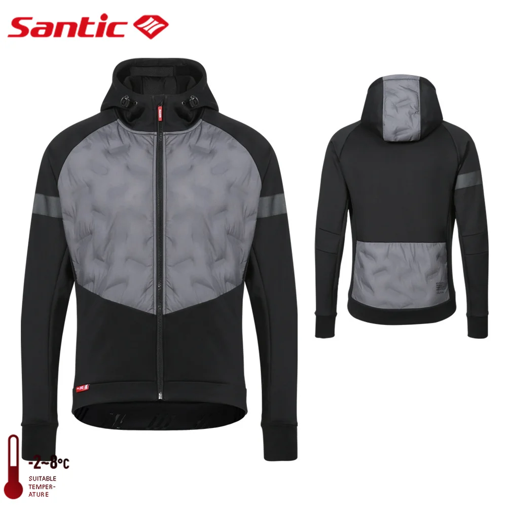 Santic Men's Winter Cycling Jackets Thermal Warmer Cotton Hooded Jacket Breathable Windproof MTB Road Sports Bike CoatTops
Santic Men's Winter Cycling Jackets Thermal Warmer Cotton Hooded Jacket Breathable Windproof MTB Road Sports Bike CoatTops