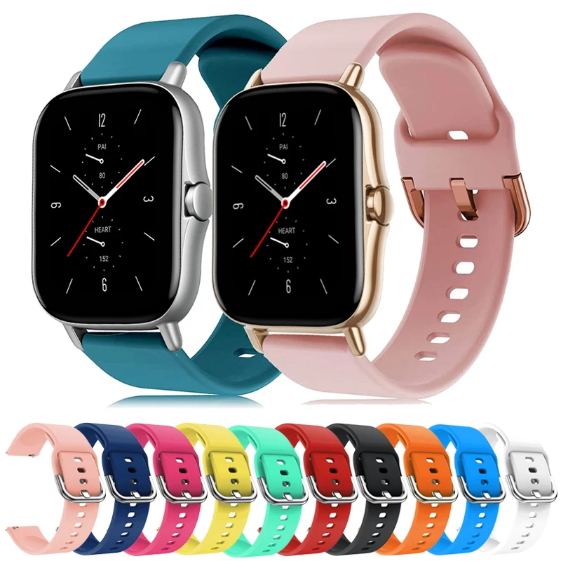 Silicone Strap For Amazfit GTS/2/2e/GTS2 Mini/GTR 42mm/47mm/GTR2/2e/stratos 2/3 Sport Watch Bracelet Amazfit Bip Band 20mm/22mm
Silicone Strap For Amazfit GTS/2/2e/GTS2 Mini/GTR 42mm/47mm/GTR2/2e/stratos 2/3 Sport Watch Bracelet Amazfit Bip Band 20mm/22mm