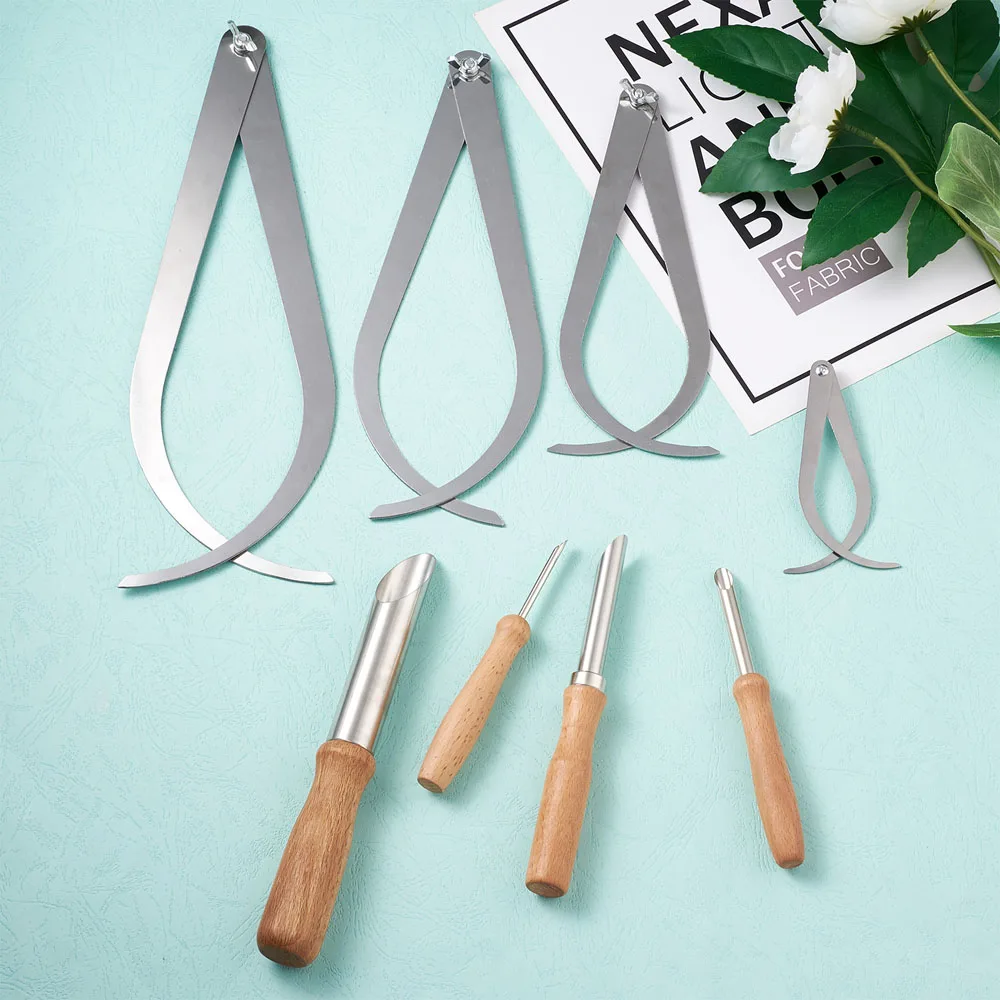 Jewelry Tool Kit with Bent-leg Stainless Steel Caliper Clay Sculpture Ceramic Measuring Tool Round Punch Sketching Art Tools DIY
Jewelry Tool Kit with Bent-leg Stainless Steel Caliper Clay Sculpture Ceramic Measuring Tool Round Punch Sketching Art Tools DIY