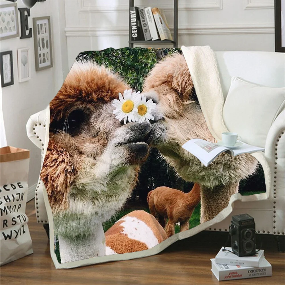 New Fashion Animal Alpaca 3D Printing Plush Blanket Printing Flannel Bed Linen Soft Blanket Retro Square Picnic Soft Blanket 10 
New Fashion Animal Alpaca 3D Printing Plush Blanket Printing Flannel Bed Linen Soft Blanket Retro Square Picnic Soft Blanket 10
