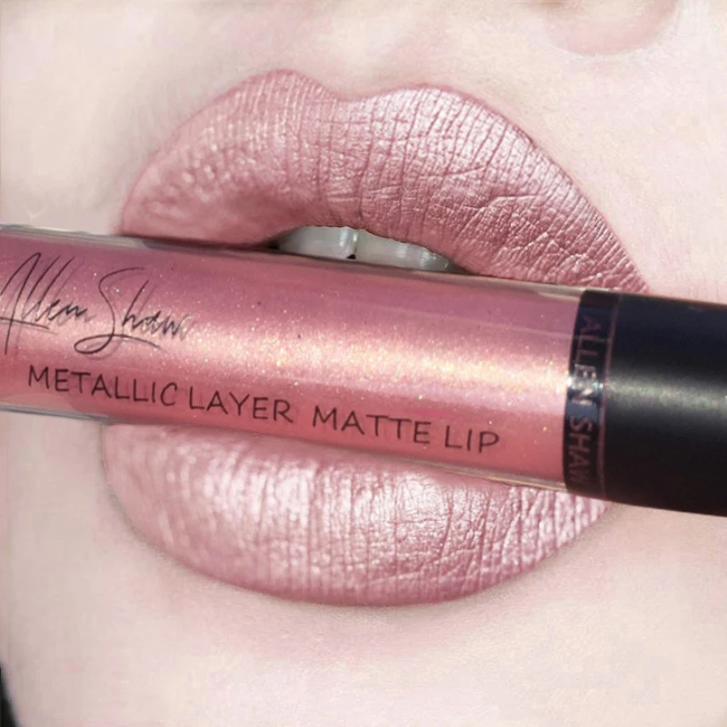 Allen Shaw Metal Matte Lip Gloss Lasting Moisturizing Lip Gloss Waterproof Lipstick For Lady Lip Care Beauty Makeup Tools TSLM2
Allen Shaw Metal Matte Lip Gloss Lasting Moisturizing Lip Gloss Waterproof Lipstick For Lady Lip Care Beauty Makeup Tools TSLM2