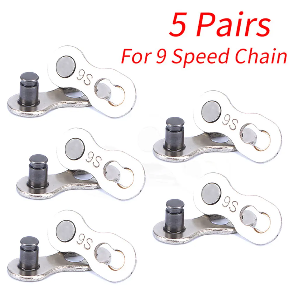 5 Pair Bike Chain Quick Link Mountain Cyclingl Bicycle Chain Missing Quick Connector Connecting Master for 8 9 10 11 12 speed
5 Pair Bike Chain Quick Link Mountain Cyclingl Bicycle Chain Missing Quick Connector Connecting Master for 8 9 10 11 12 speed