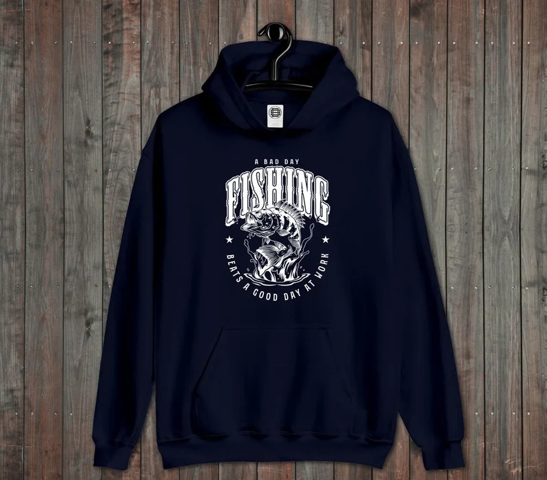 Fishing Gift For Men - Funny Fishing Hoodie - A Bad Day Fishing - Gift For Fisherman
Fishing Gift For Men - Funny Fishing Hoodie - A Bad Day Fishing - Gift For Fisherman