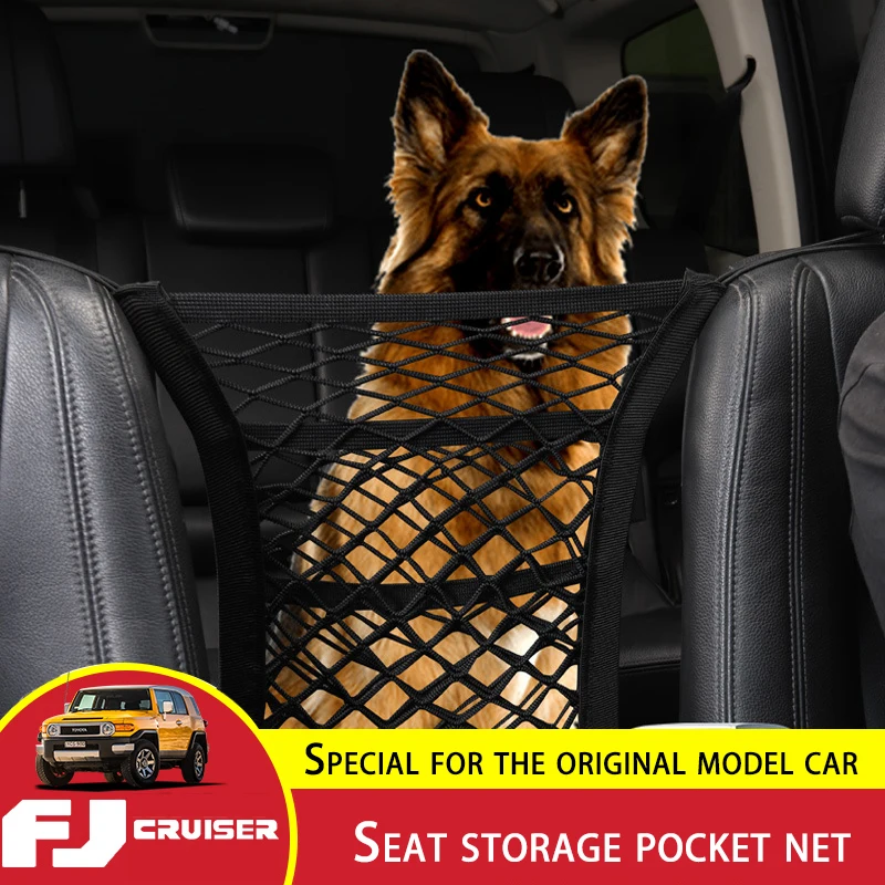 

For Toyota FJ Cruiser Seat Storage Pocket Net Mesh Small Items Organizer FJ Cruiser Seat Back Bag Nylon Mesh Accessories