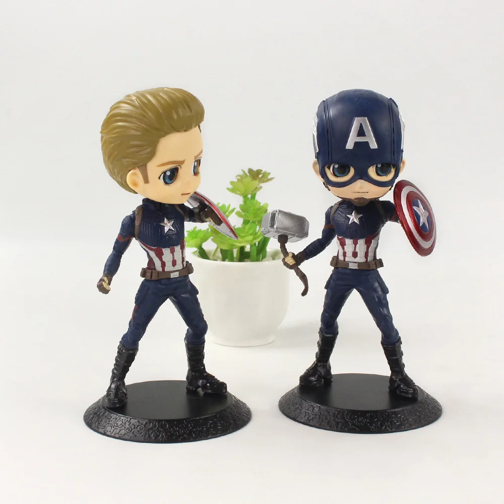 16cm Disney Marvel Avengers Q Posket Super Hero Captain America PVC Action Figure Toys Model Doll Gifts For Children
16cm Disney Marvel Avengers Q Posket Super Hero Captain America PVC Action Figure Toys Model Doll Gifts For Children