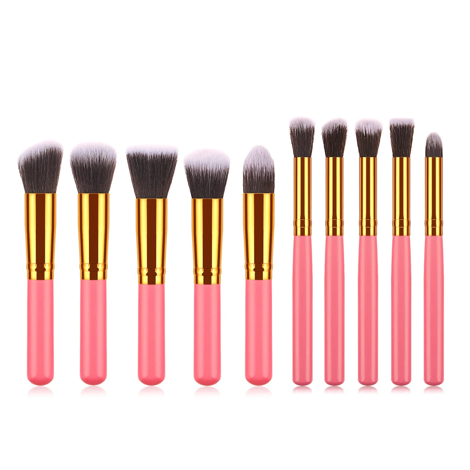 

10Pcs Promotion Makeup Brush Tools Powder Foundation Eyeshadow Lip Eyeliner Blending Blush Marble Face Makeup Brushes