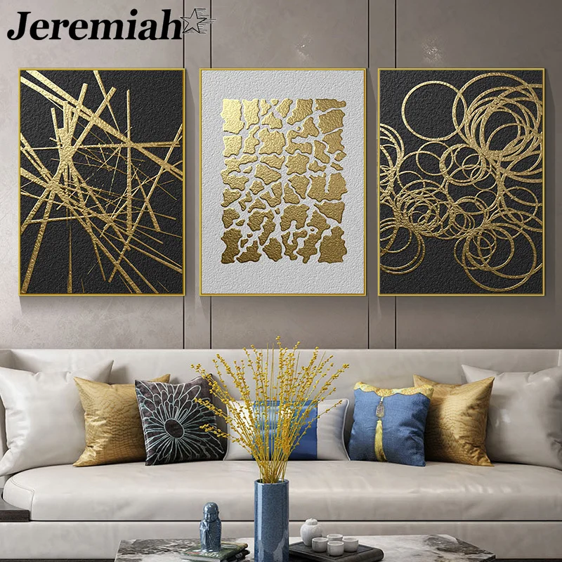 Nordic Abstract Geometric Canvas Poster Golden Line Painting Wall Art Bedroom Home Decoration Accessories
Nordic Abstract Geometric Canvas Poster Golden Line Painting Wall Art Bedroom Home Decoration Accessories