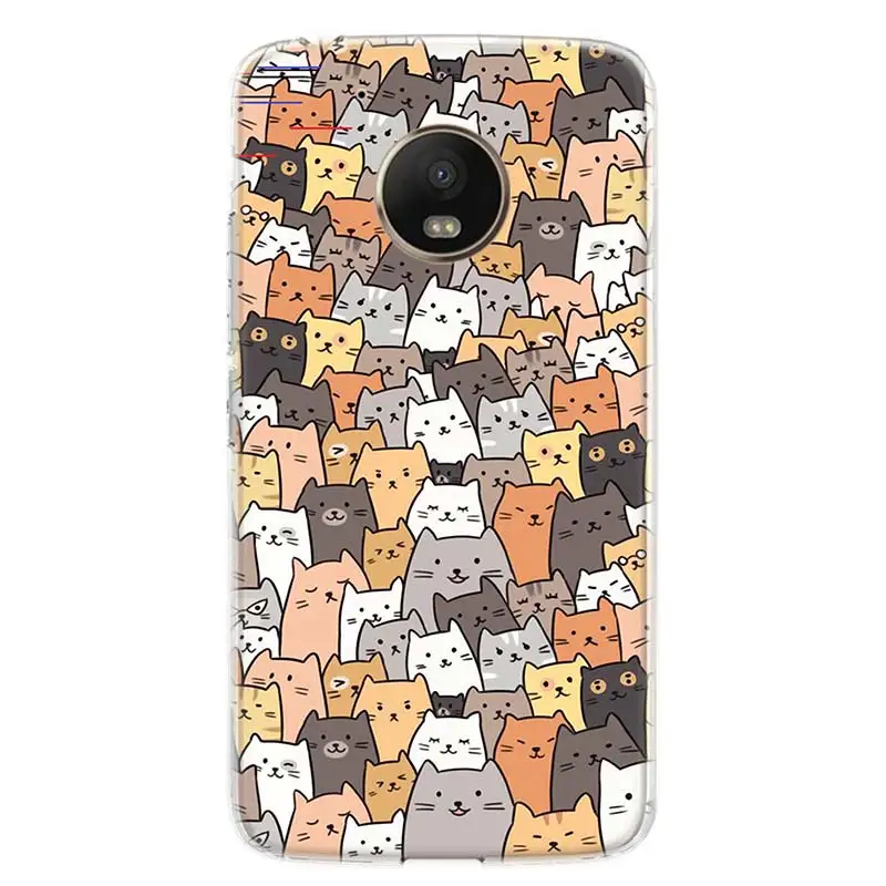 Cute Cartoon Cat Stylish Phone Case For Motorola MOTO G8 G7 G6 G5 G5S G4 E6 E5 E4 Plus Play Power One Action Soft Silicone TPU C
Cute Cartoon Cat Stylish Phone Case For Motorola MOTO G8 G7 G6 G5 G5S G4 E6 E5 E4 Plus Play Power One Action Soft Silicone TPU C