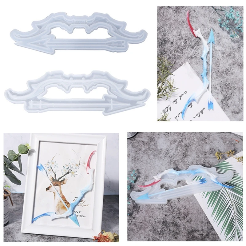 Durable Silicone Resin Mold DIY Set Bow & Arrow Resin Casting Silicone Molds Personalized Handmade Molds Jewelry Making
Durable Silicone Resin Mold DIY Set Bow & Arrow Resin Casting Silicone Molds Personalized Handmade Molds Jewelry Making
