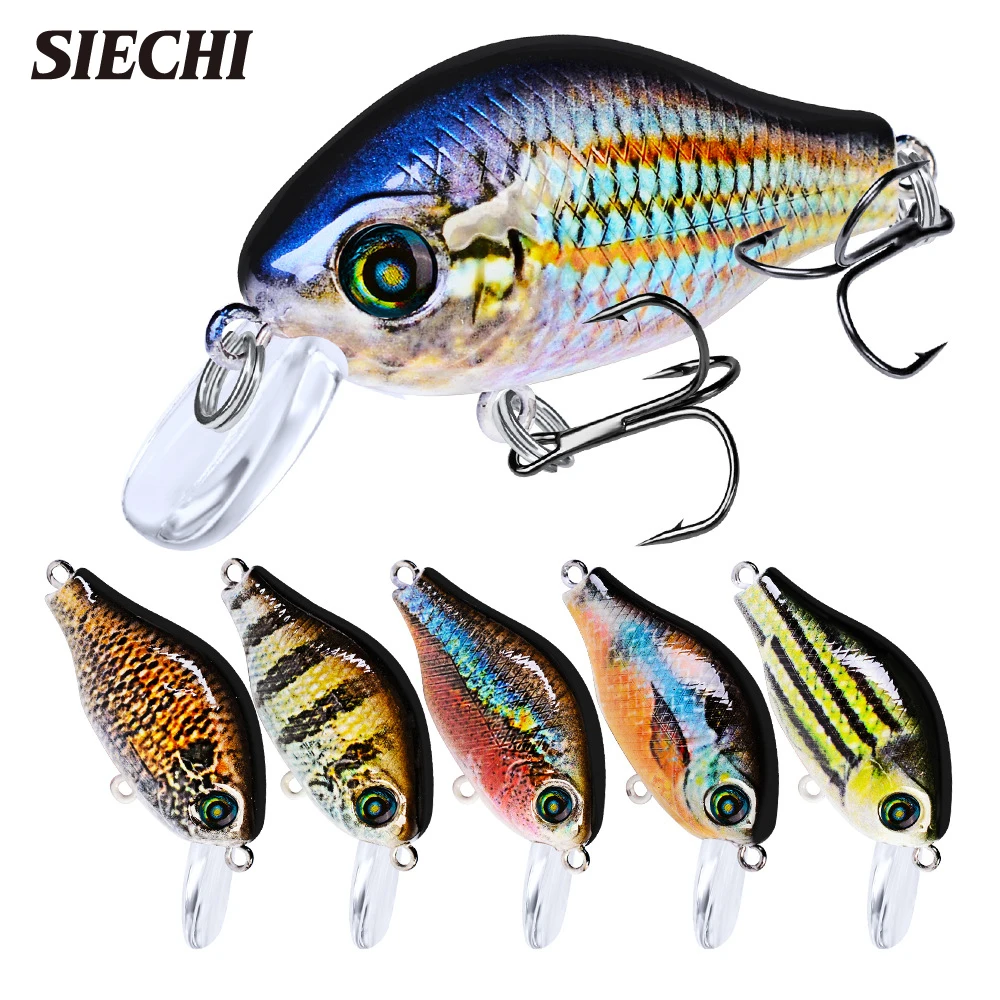 SIECHI Crank Hard Fishing Lure 8.5g-0.3oz Painting Bait Fishing 3D Eyes 10 Colors Fishing Baits 2.05"-5.2cm With 8# BKB Hook
SIECHI Crank Hard Fishing Lure 8.5g-0.3oz Painting Bait Fishing 3D Eyes 10 Colors Fishing Baits 2.05"-5.2cm With 8# BKB Hook