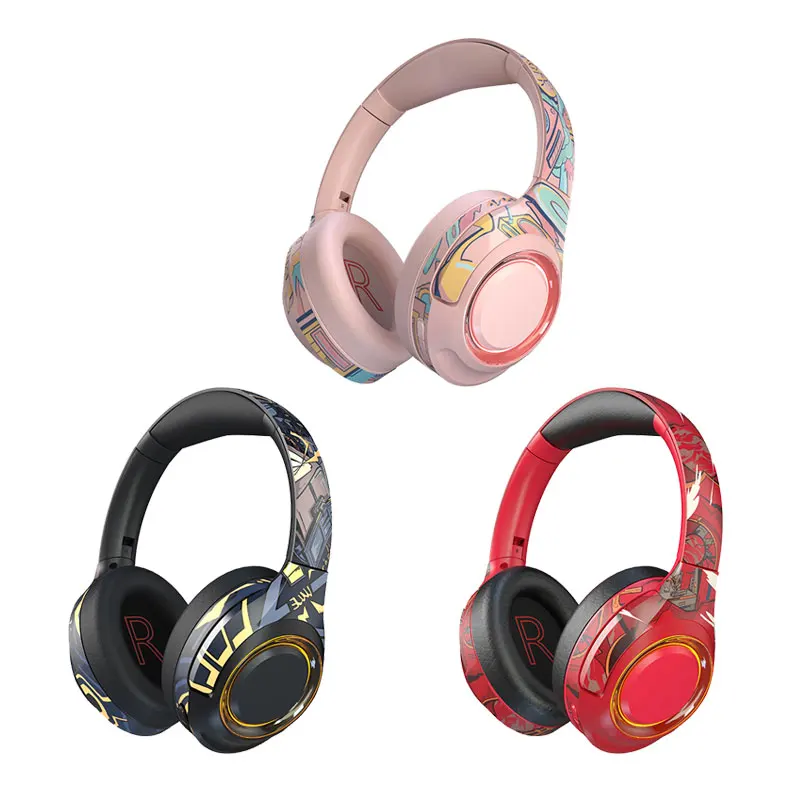 Headphone A2 Head-Mounted Luminous Cool Bluetooth Headset Foldable Earphone Battery Level Display Headsets
Headphone A2 Head-Mounted Luminous Cool Bluetooth Headset Foldable Earphone Battery Level Display Headsets