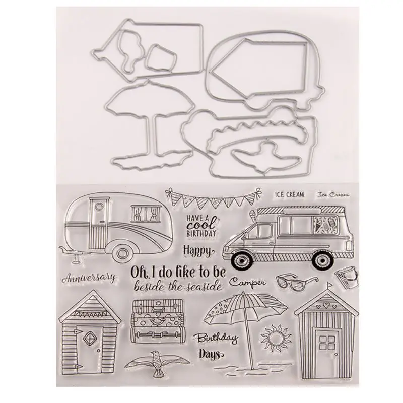 Pig Bicycle Bear Seal Stamp with Cutting Dies Stencil Set DIY Scrapbooking Embossing Arts Craft New for 2020 
Pig Bicycle Bear Seal Stamp with Cutting Dies Stencil Set DIY Scrapbooking Embossing Arts Craft New for 2020