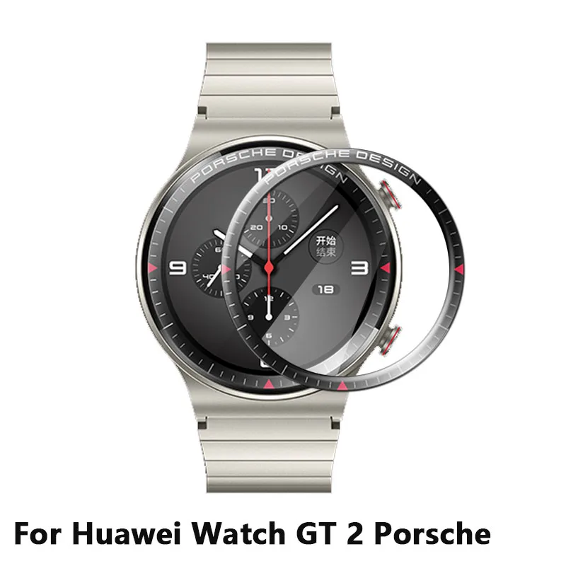 Для Huawei Watch GT 2 42 мм/46 мм/Porsche полное покрытие 3D изогнутое мягкая ПЭТФ пленка защита
