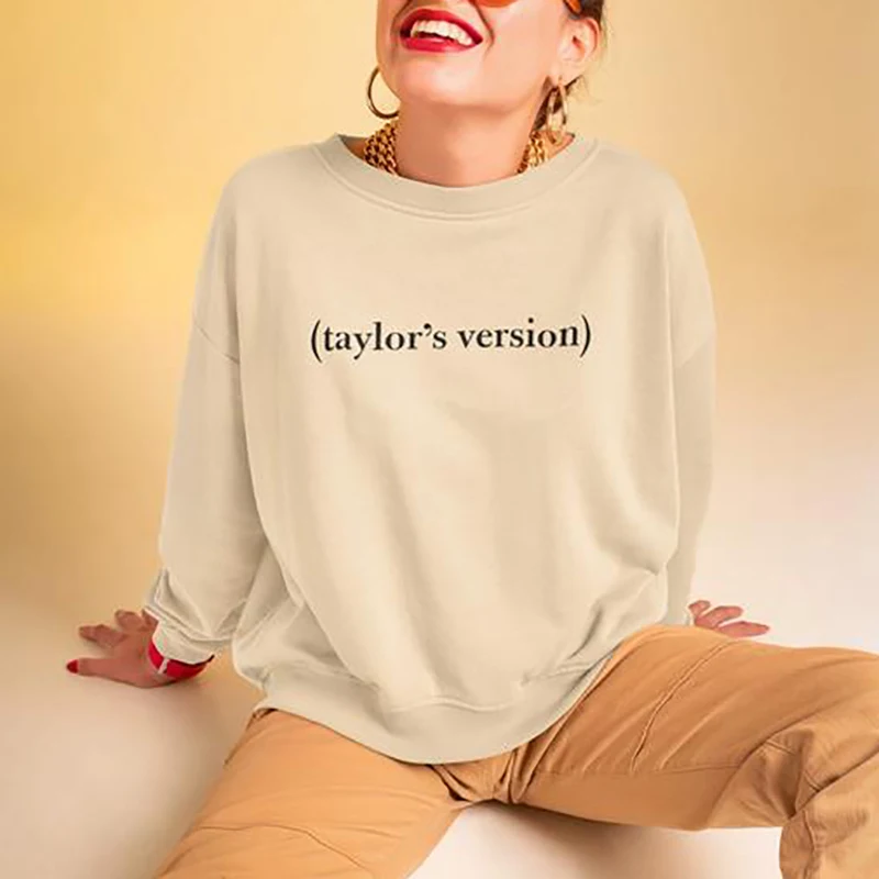 Taylor's Version Crewneck Sweatshirt Unisex Sweatshirt Taylor Music T-Shirt SWIFT Graphic Hoodie Winter Loose Pullover Sweater
Taylor's Version Crewneck Sweatshirt Unisex Sweatshirt Taylor Music T-Shirt SWIFT Graphic Hoodie Winter Loose Pullover Sweater