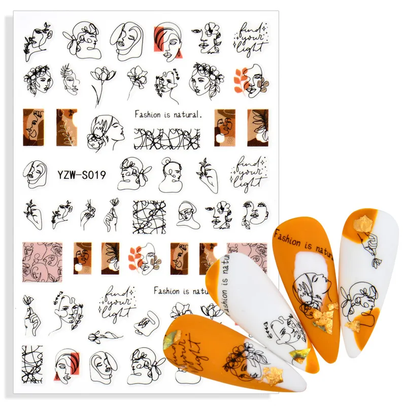 1 Sheet Geometric Nail Sliders Water Sticker Animal Deer Leopard Abstract Lady Face DIY Manicure Design Nail Art Decals Foil
1 Sheet Geometric Nail Sliders Water Sticker Animal Deer Leopard Abstract Lady Face DIY Manicure Design Nail Art Decals Foil