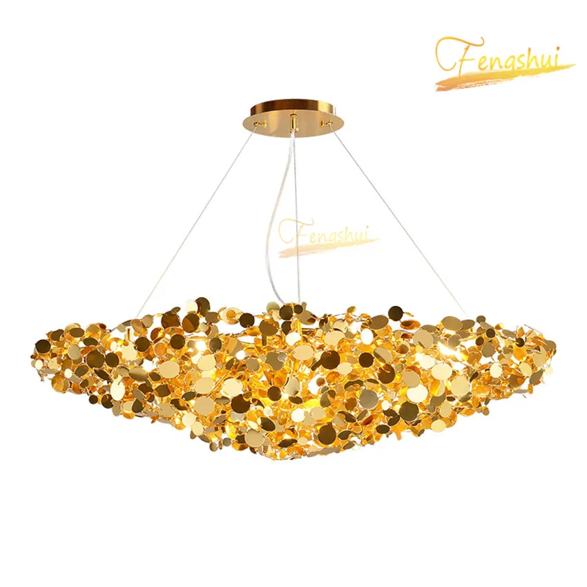Modern Light Luxury LED Pendant Lamp Nordic Golden Gloss Crystal LOFT Pendant Lights Hotel Villa Bedroom Living Room Hanginglamp
Modern Light Luxury LED Pendant Lamp Nordic Golden Gloss Crystal LOFT Pendant Lights Hotel Villa Bedroom Living Room Hanginglamp
