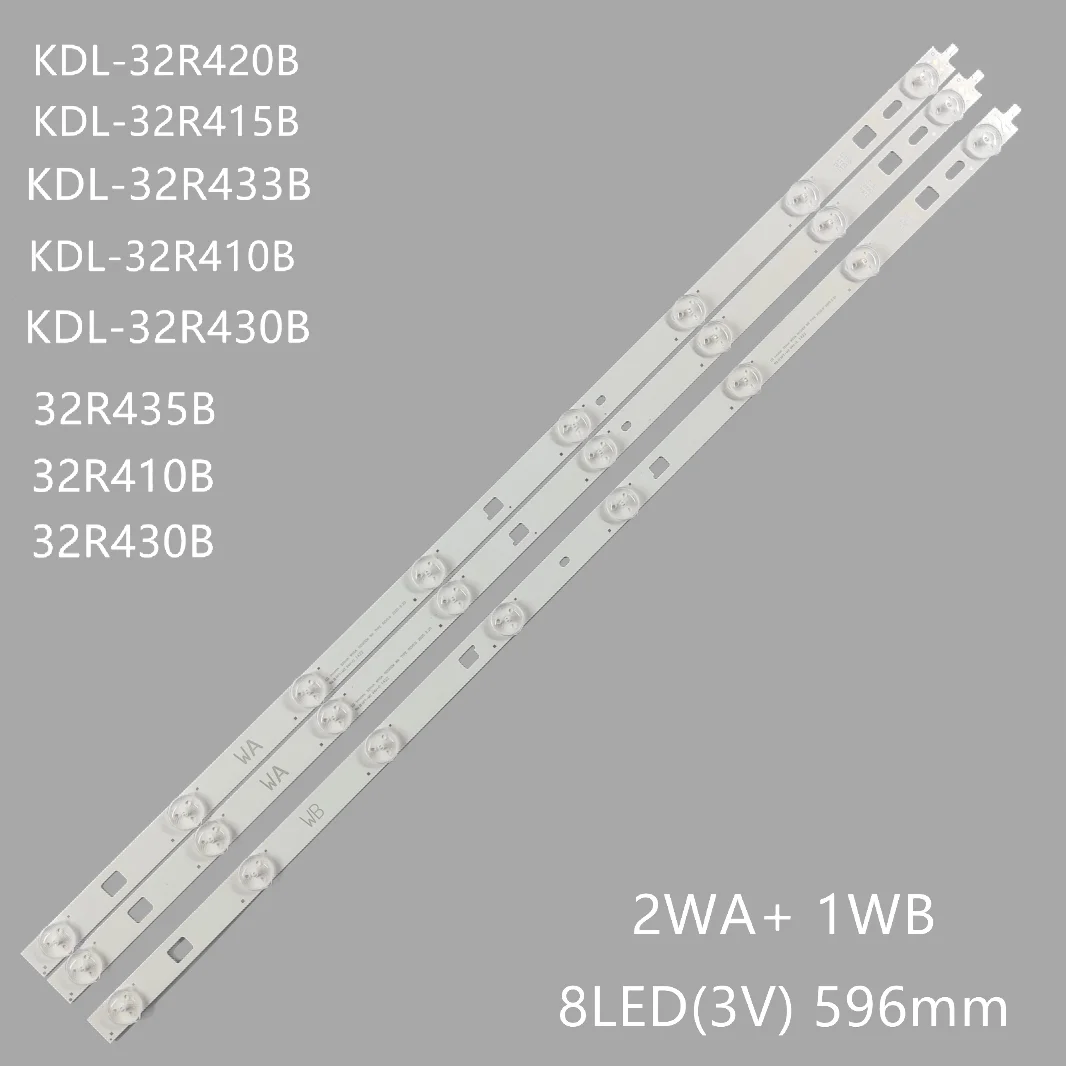 

Новая светодиодная лента 3*8 ламп для Sony 32 "TV KDL-32R410B LG INNOTEK 32 дюйма WXGA NDSOEM WA WB LC320DXJ SF A9