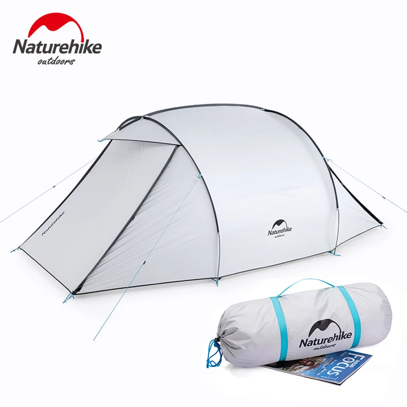 NatureHike палатка для 3 человек кемпинг газонов лужаек палатки с серебряным